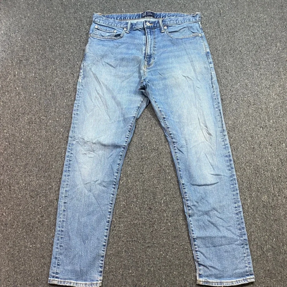 Gap Athletic Fit Jeans Sz 33 Mens Blue Streetwear Denim Pants